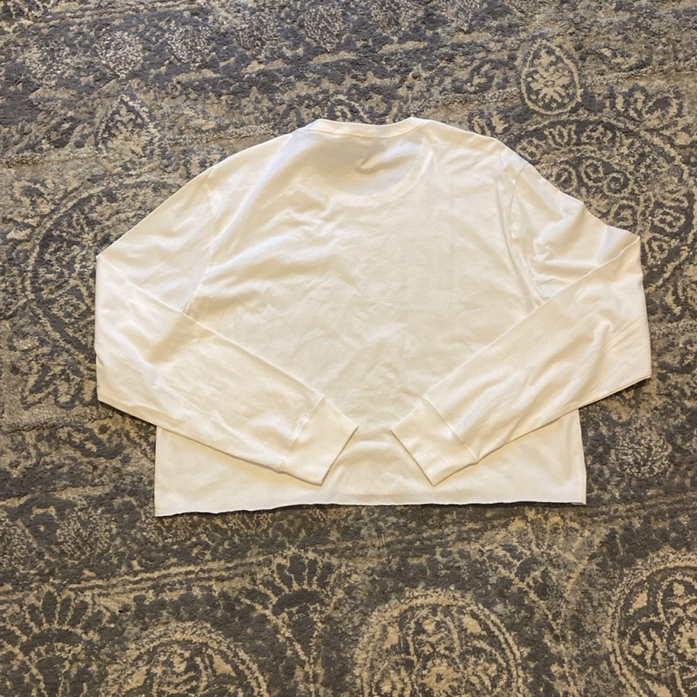 GOOD SWEAT LS CROP DESERT SAGE SIZE LARGE - Picture 7 of 7